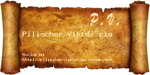 Pilischer Viktória névjegykártya